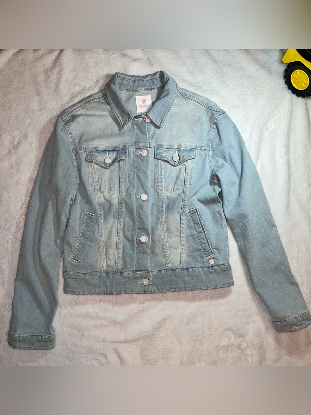 Lularoe Size Medium-Light Wash Denim Jacket - Casual Women’s Jean Jacket